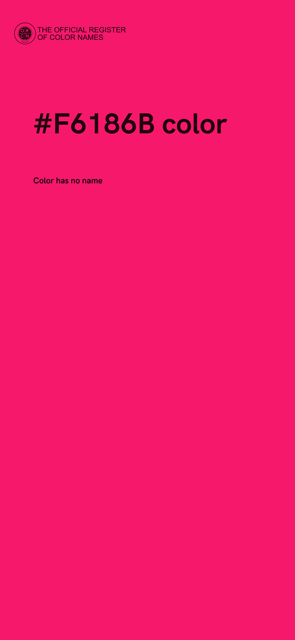 #F6186B color image