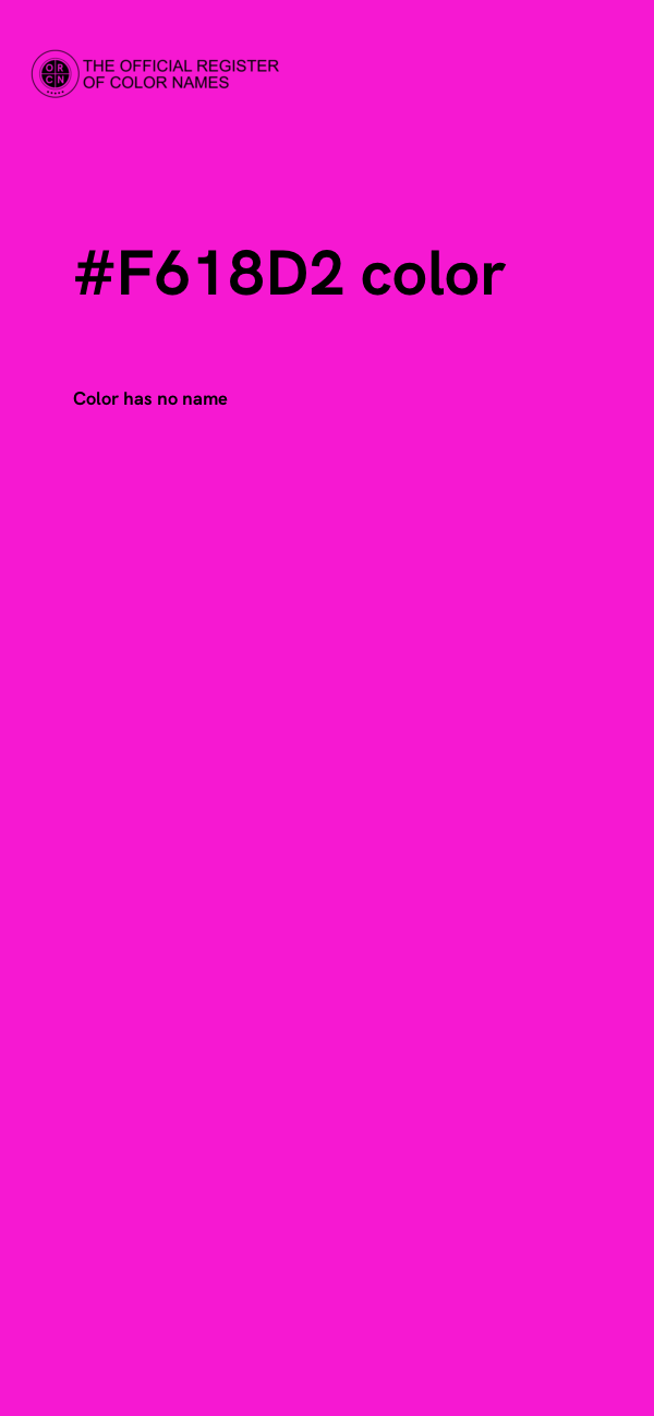 #F618D2 color image