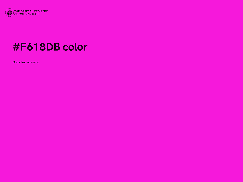 #F618DB color image