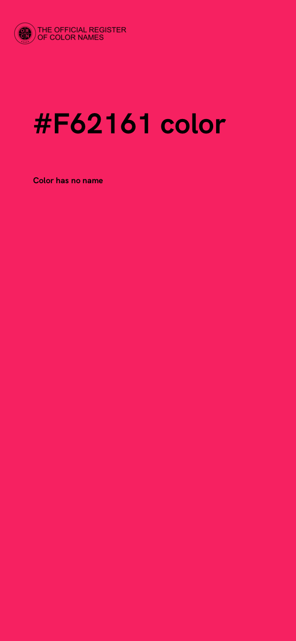 #F62161 color image