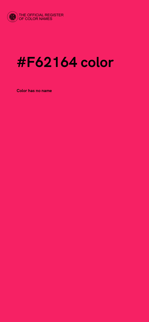 #F62164 color image