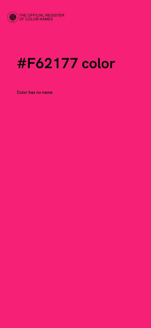 #F62177 color image