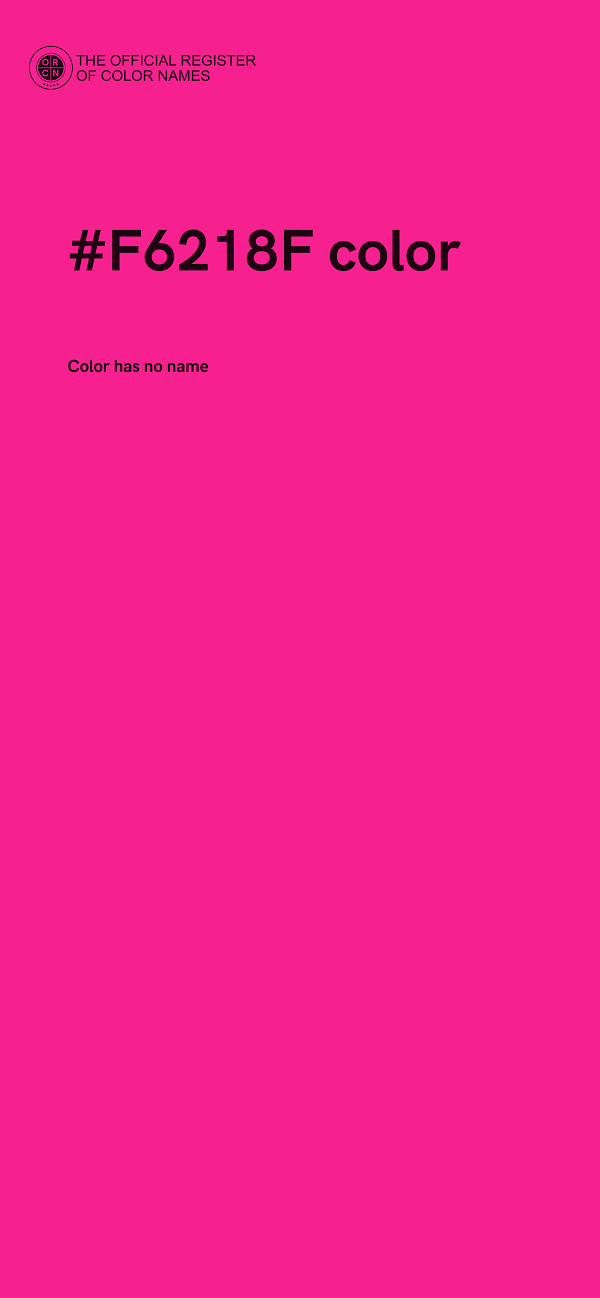 #F6218F color image