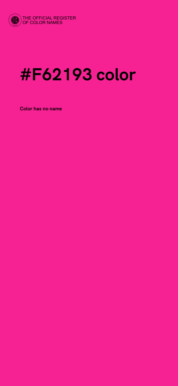 #F62193 color image