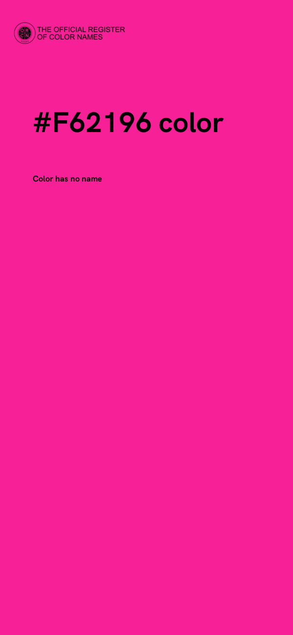 #F62196 color image