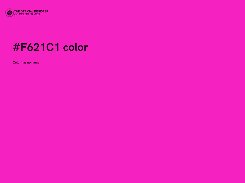 #F621C1 color image