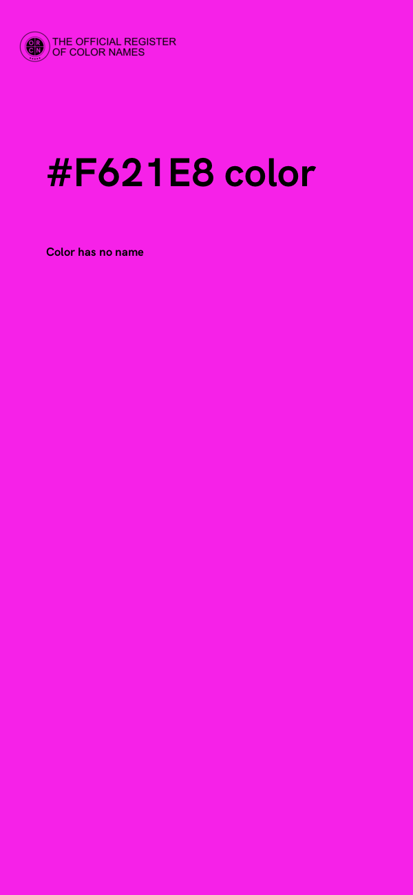 #F621E8 color image