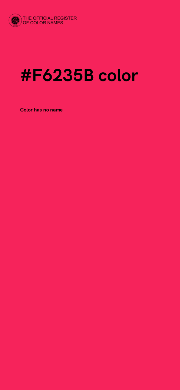 #F6235B color image