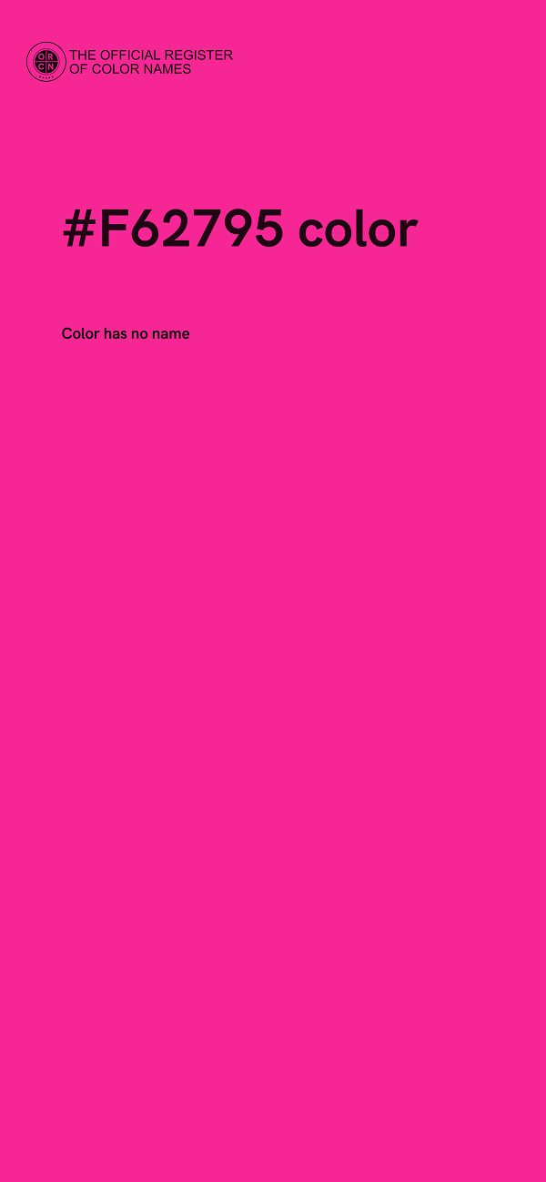 #F62795 color image