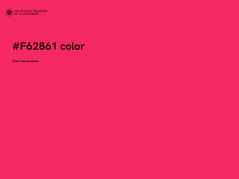 #F62861 color image