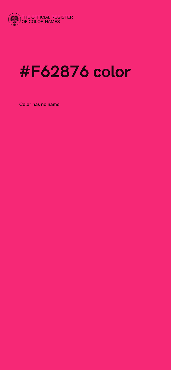 #F62876 color image