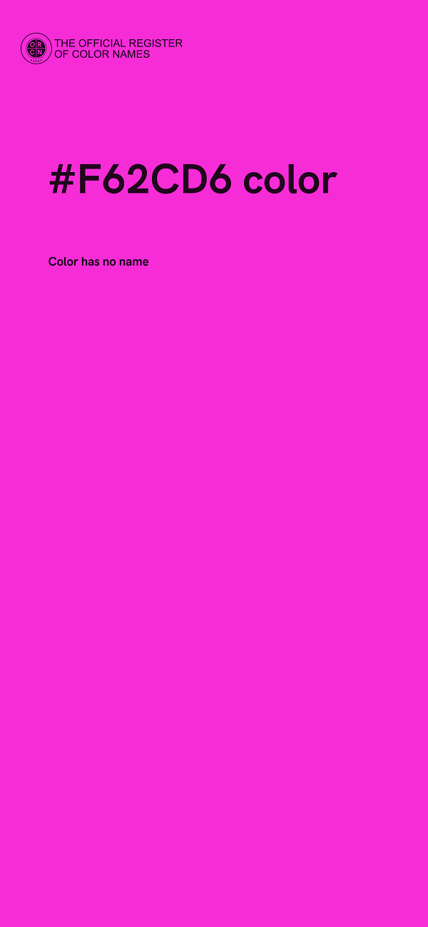 #F62CD6 color image
