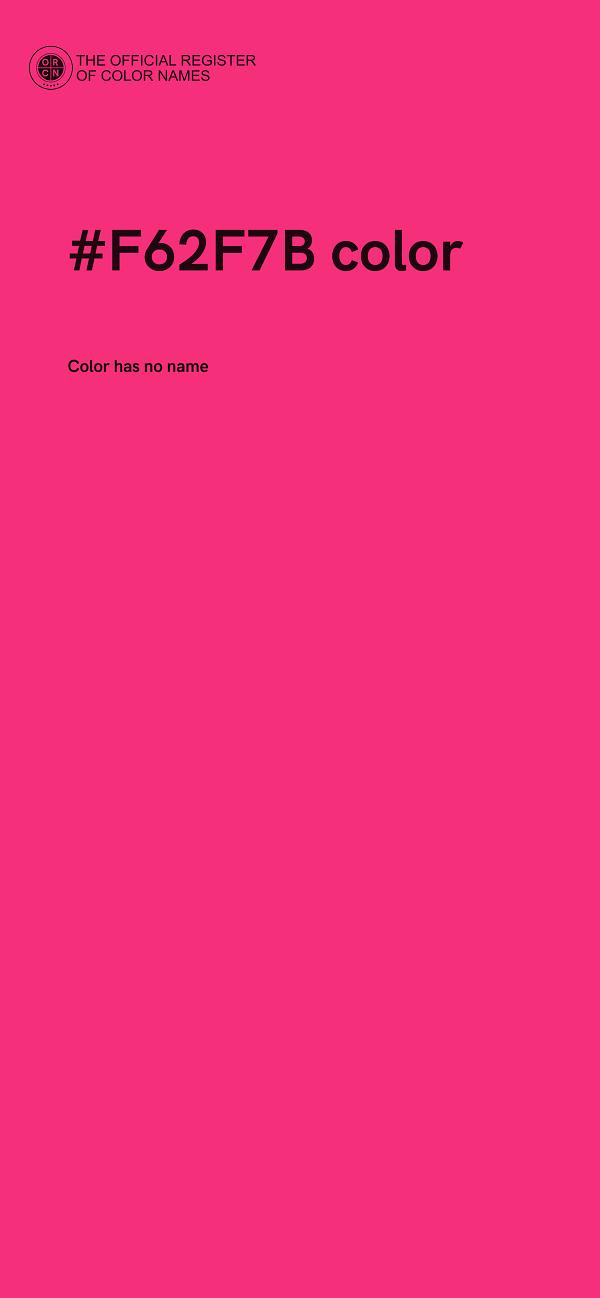 #F62F7B color image