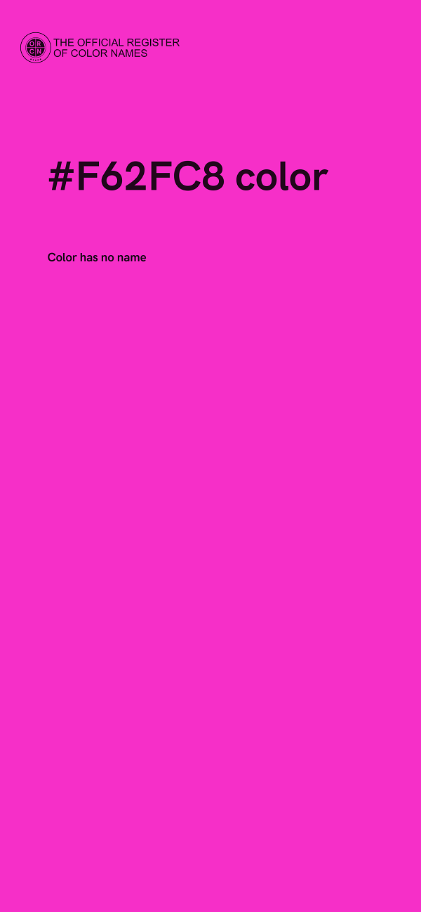 #F62FC8 color image