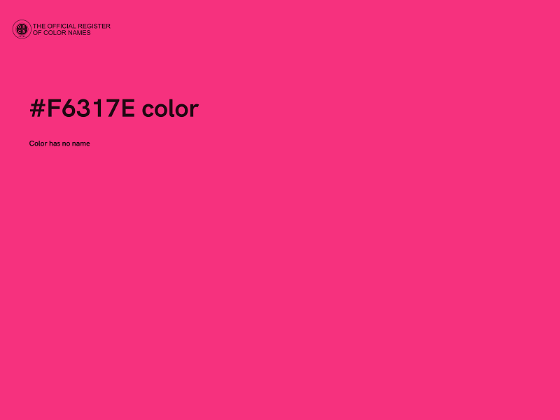 #F6317E color image