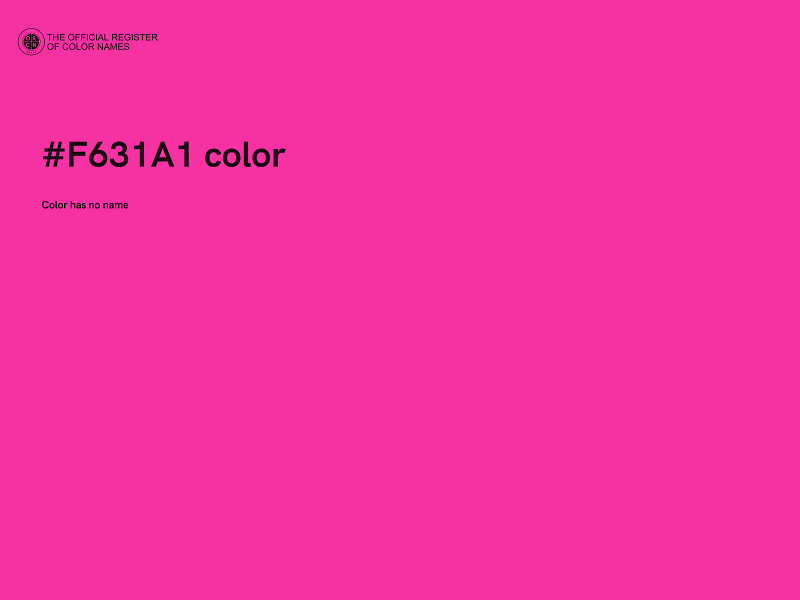 #F631A1 color image