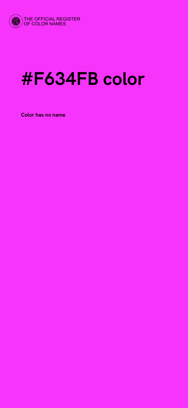 #F634FB color image