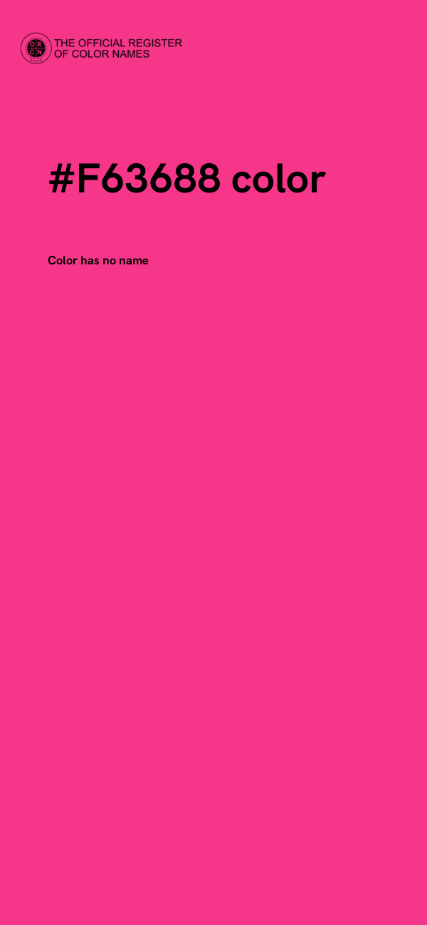 #F63688 color image