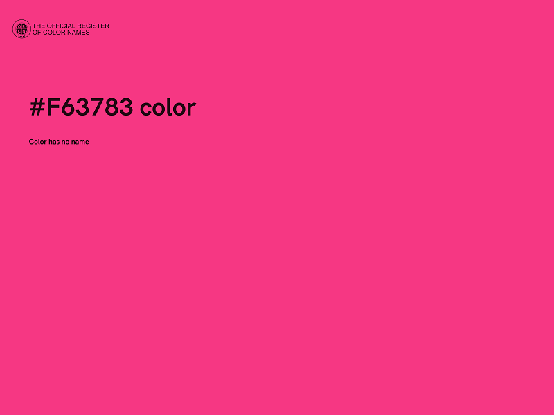 #F63783 color image