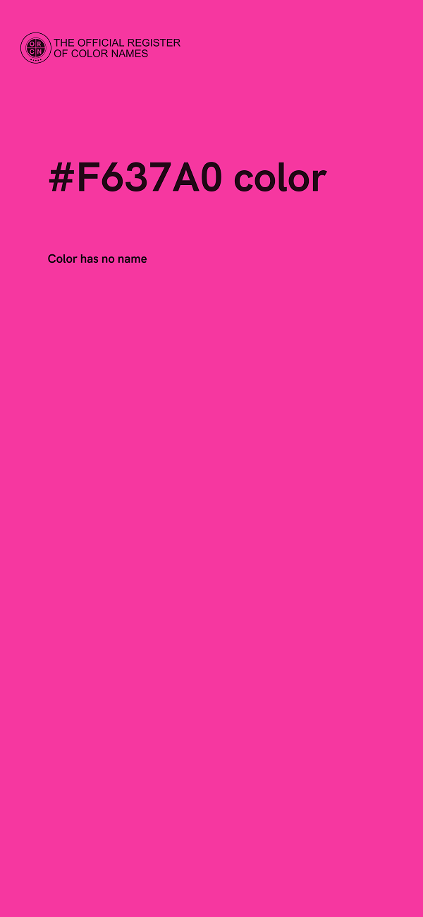 #F637A0 color image
