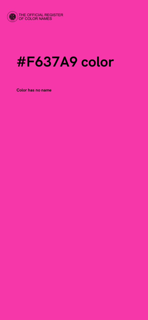 #F637A9 color image