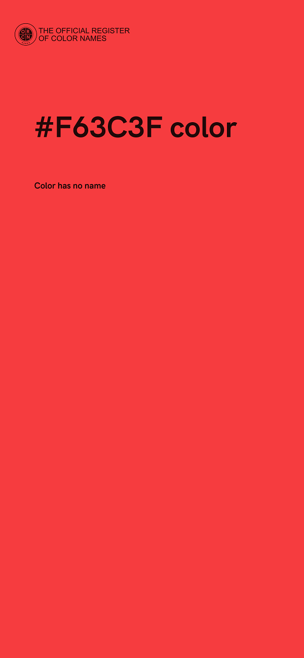 #F63C3F color image