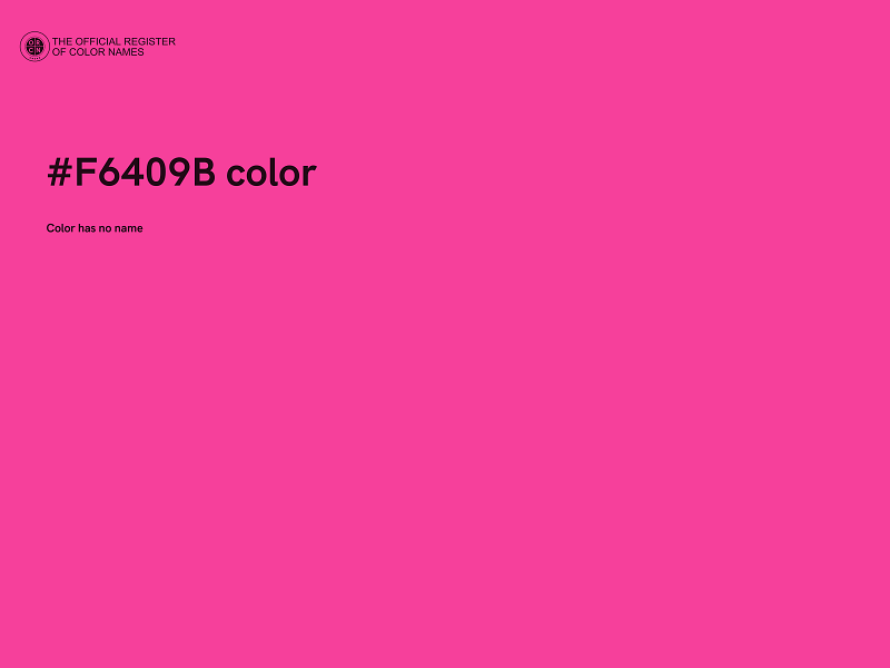 #F6409B color image