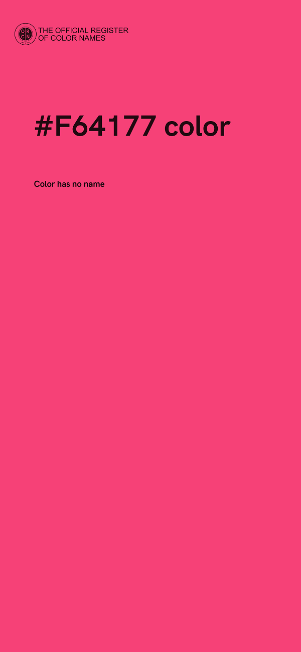 #F64177 color image