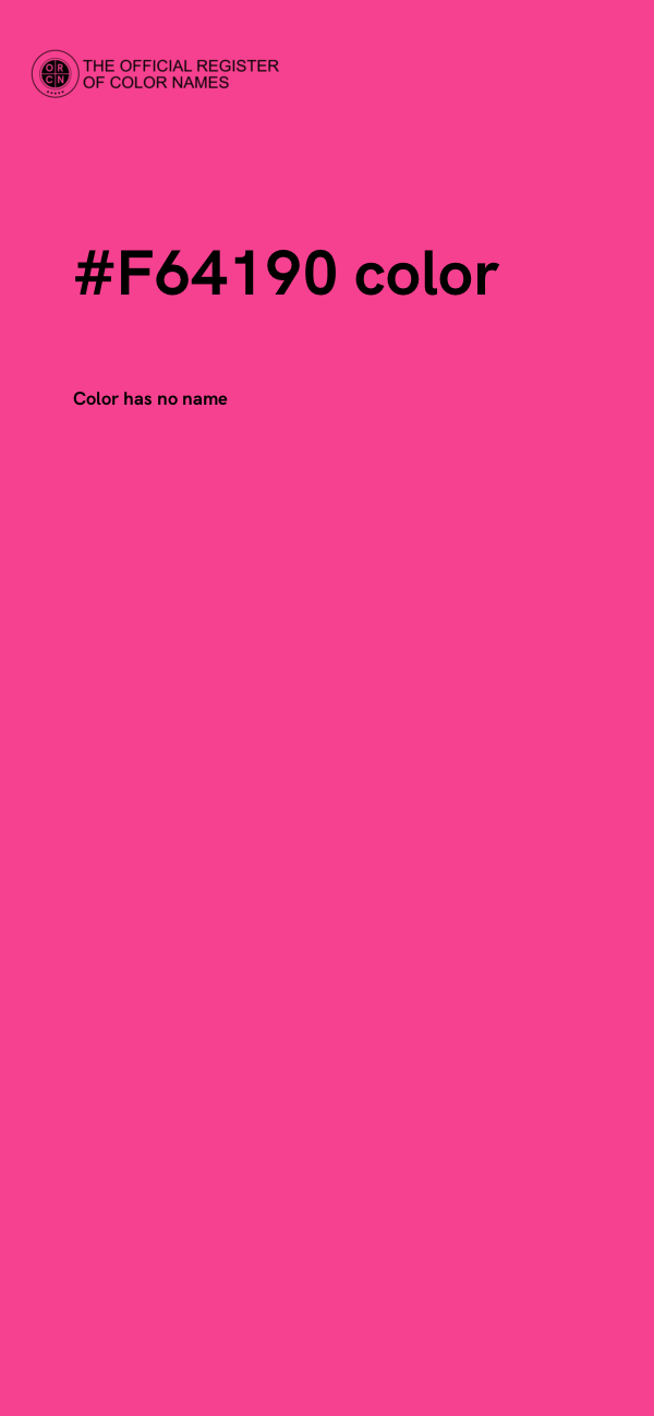 #F64190 color image