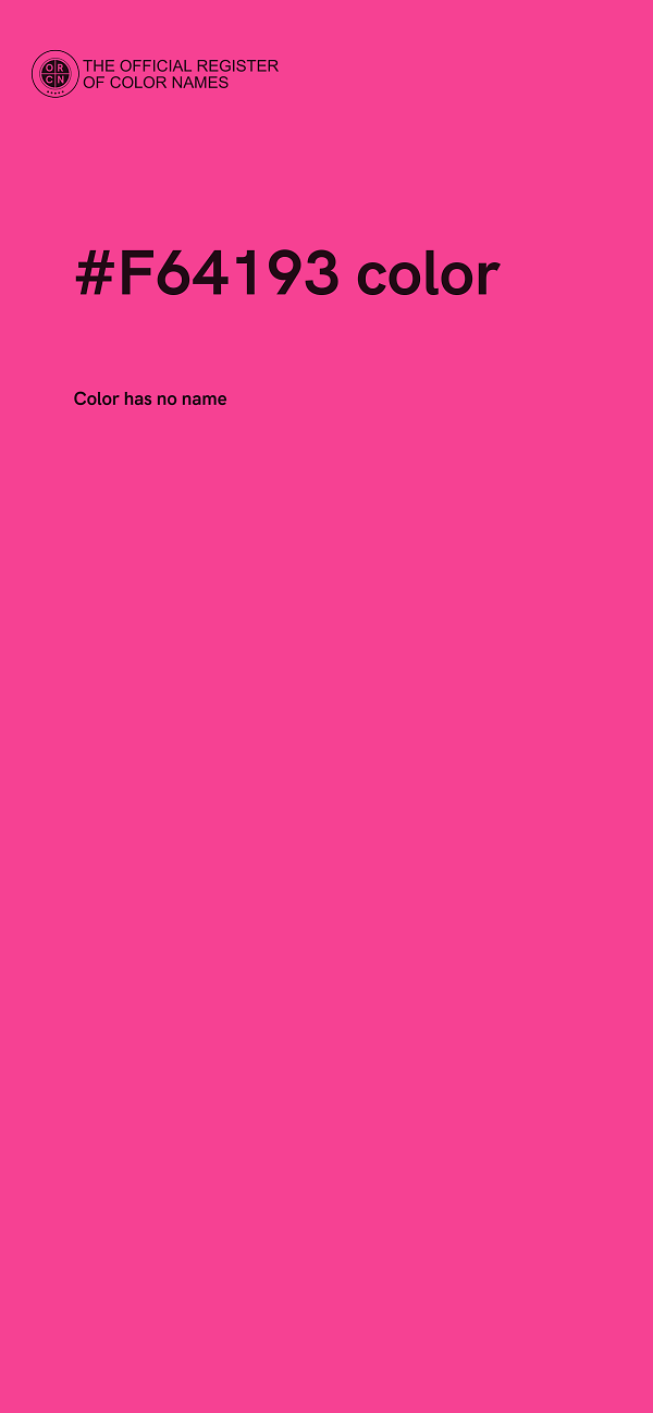 #F64193 color image
