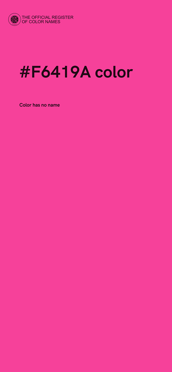 #F6419A color image