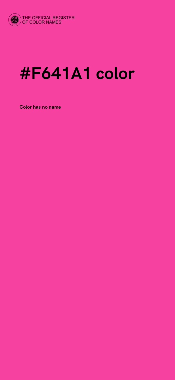 #F641A1 color image