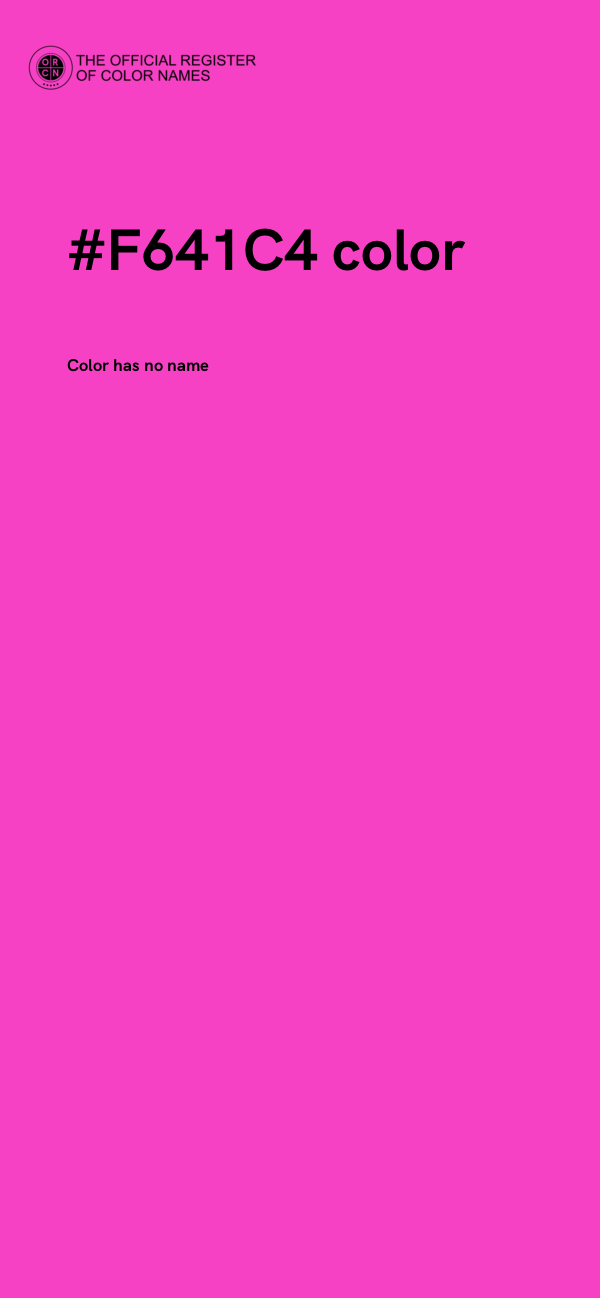 #F641C4 color image
