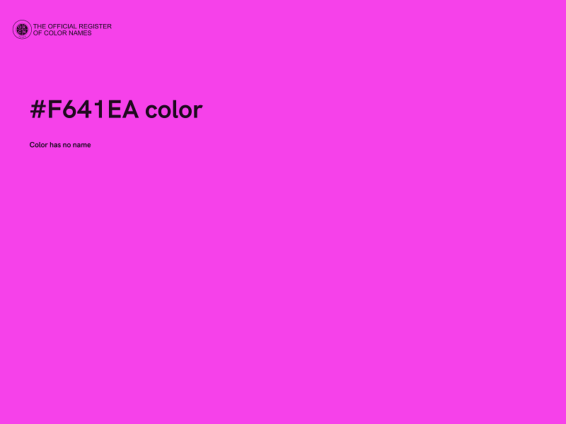 #F641EA color image