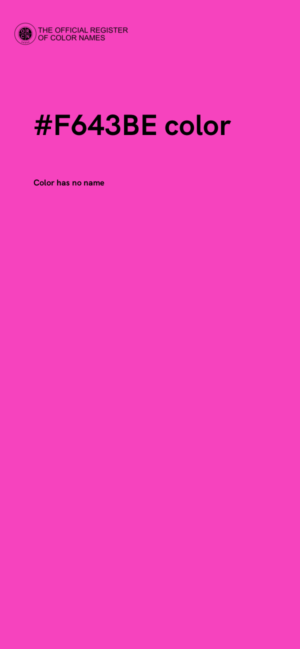 #F643BE color image