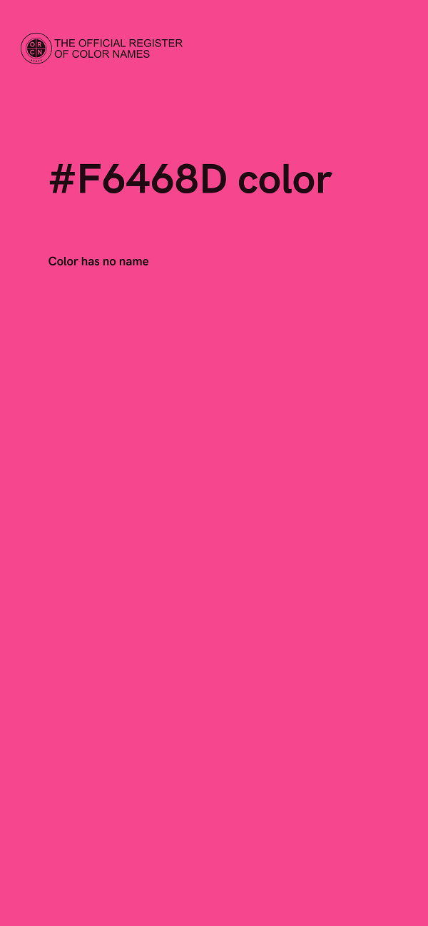 #F6468D color image