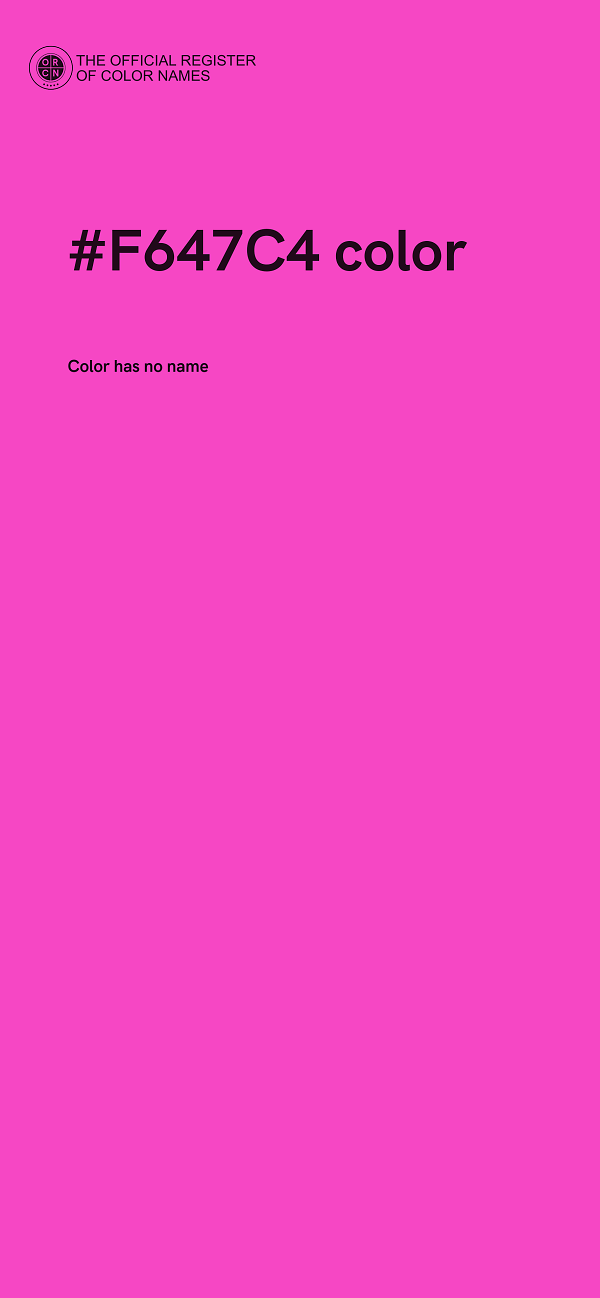 #F647C4 color image
