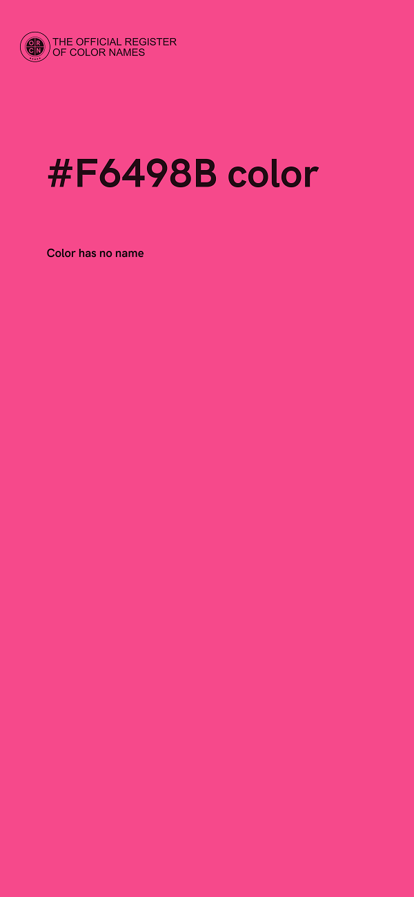 #F6498B color image