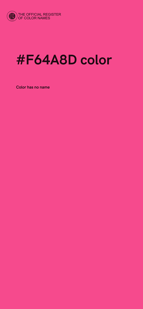 #F64A8D color image