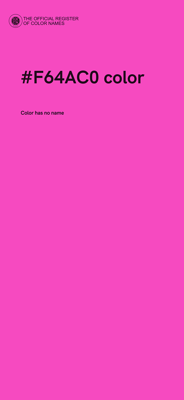 #F64AC0 color image