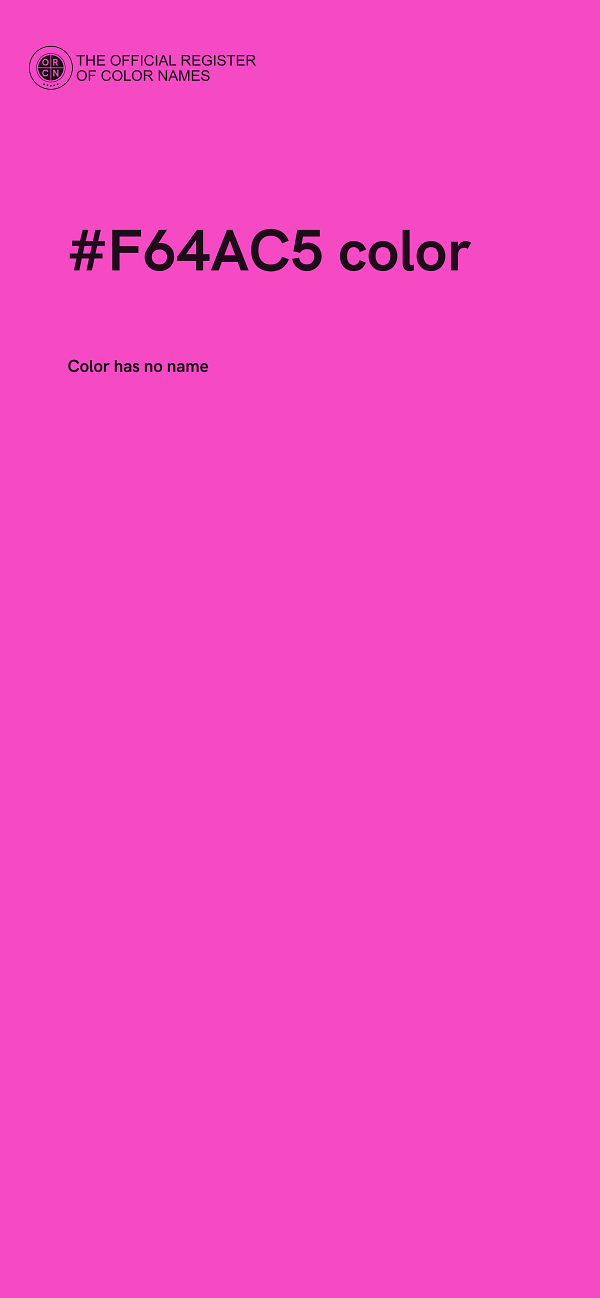 #F64AC5 color image