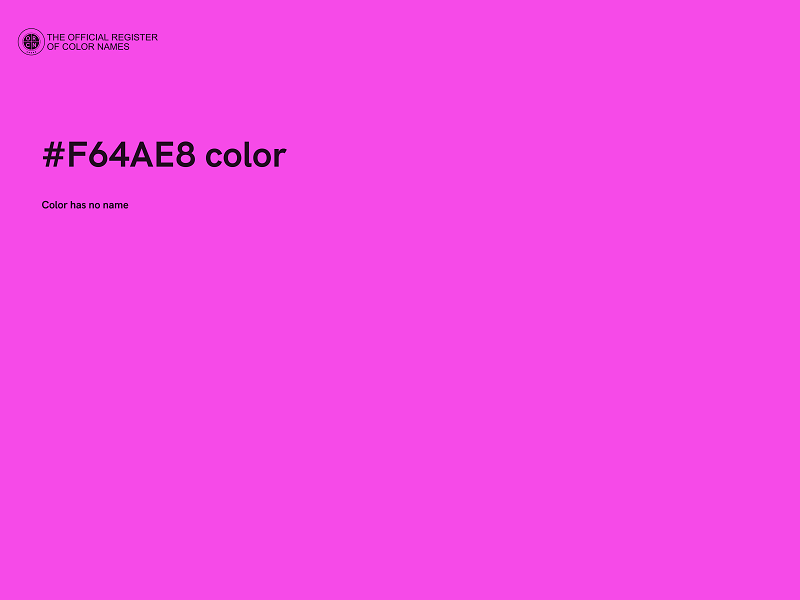 #F64AE8 color image