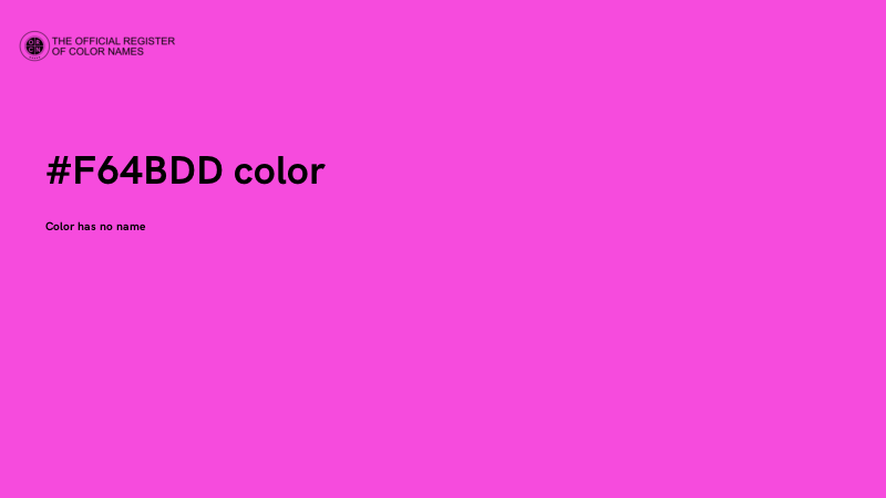 #F64BDD color image
