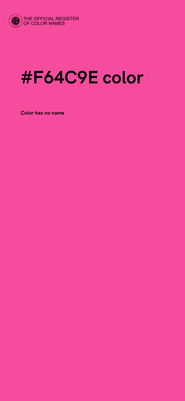 #F64C9E color image