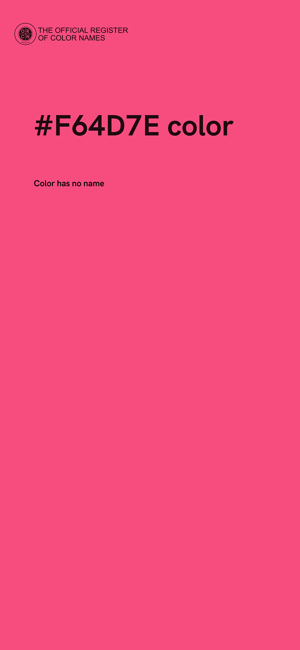 #F64D7E color image