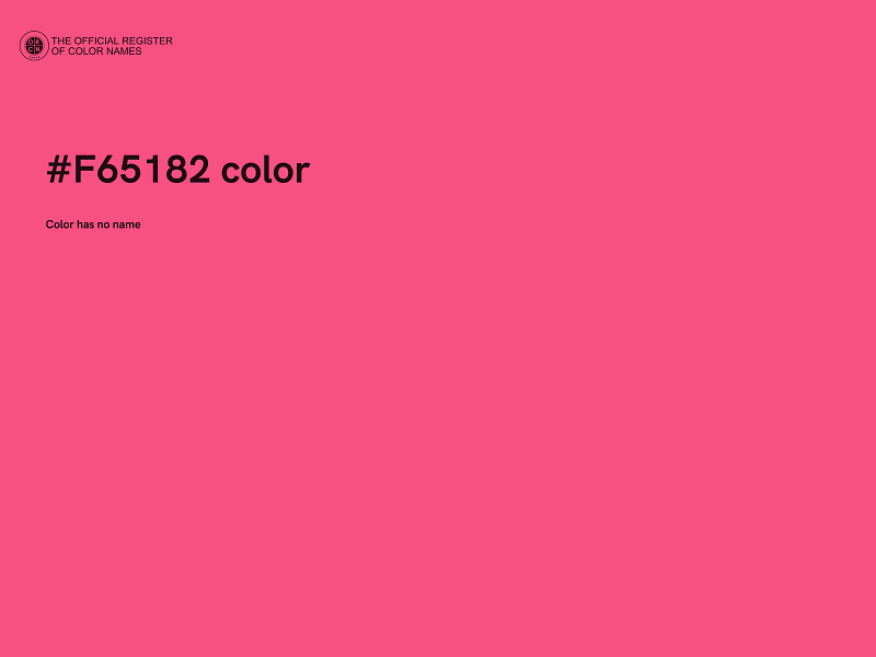 #F65182 color image