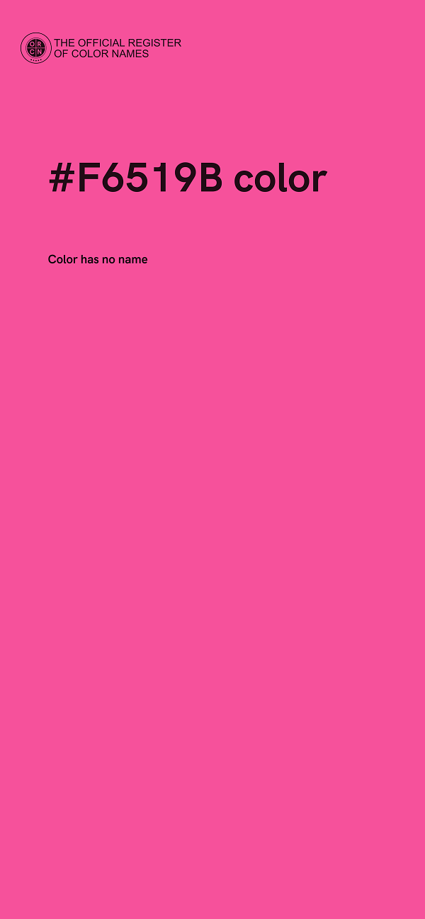 #F6519B color image