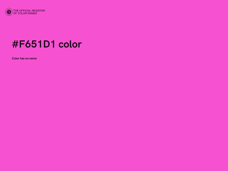 #F651D1 color image