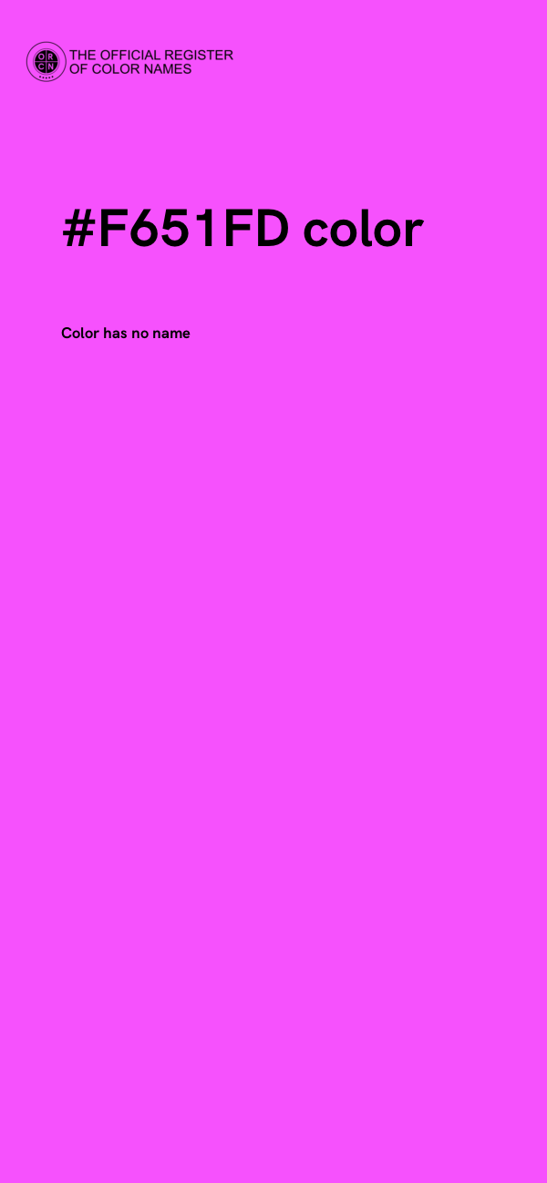 #F651FD color image