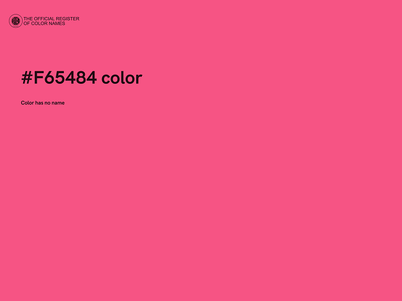#F65484 color image